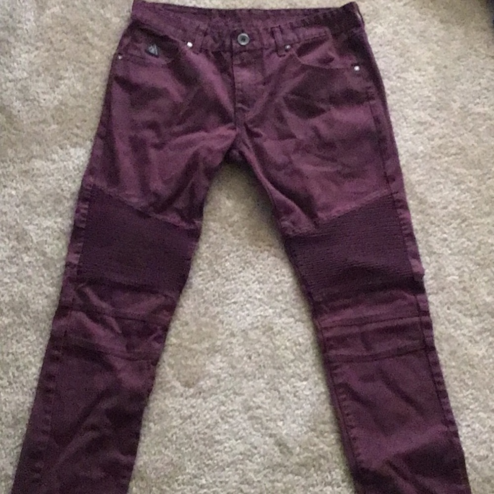 BLK DNM Purple Chinos & Khakis